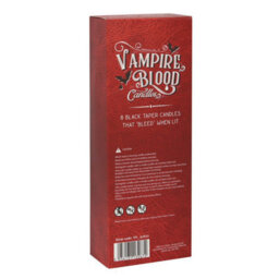 Vampire Blood Taper Candles Set Of 8 - Eerie Mood Lighting & Bleeding Wax Effect - thumbnail 5