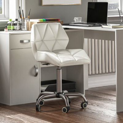 Lassic Vida Designs Geo White Office Swivel Chair Ukfr Pu Faux Leather - image 1