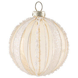 Beliani Set Of 35 Baubles Bling Glass Gold - thumbnail 6