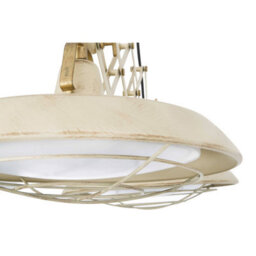 Luminosa Lighting Luminosa Plec Led 2 Light Double Adjustable Outdoor Dome Ceiling Pendant Light Off-White Ip44 - thumbnail 2