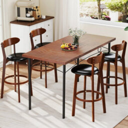 Bar Stool Set Of 2 77Cm Seat Height Barstools - thumbnail 4