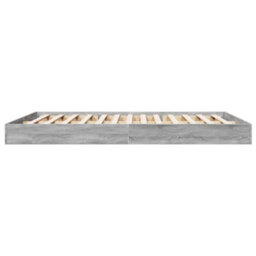 Berkfield Bed Frame Without Mattress Grey Sonoma 160X200 Cm Engineered Wood - thumbnail 5