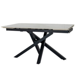 Romanby Stone Extending Dining Table 150-210Cm Stone Effect Table - thumbnail 2