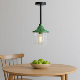 Ledsone Vintage Cluster Pendant Light E27 Cage Lampshade Hanging Ceiling Lighting For Kitchen Island Living Room H-30Cm - thumbnail 2