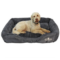 Actiaspet Faux Fur Pet Bed Black/grey Xxl - thumbnail 2