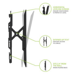 Kanto Mounts Te300 Extend And Tilting Tv Wall Mount For 43-Inch - 90-Inch Tvs - thumbnail 3