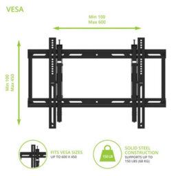 Kanto Mounts Te300 Extend And Tilting Tv Wall Mount For 43-Inch - 90-Inch Tvs - thumbnail 2