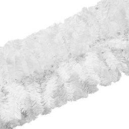 Tectake Christmas Garland In Detailed And Lifelike Look, 270 Cm Long - White - thumbnail 3