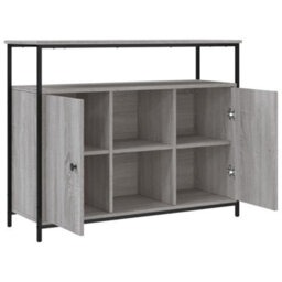 Berkfield Classic Sideboard Grey Sonoma 100X35X80 Cm Engineered Wood - thumbnail 5