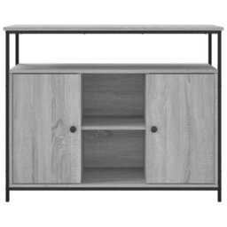 Berkfield Classic Sideboard Grey Sonoma 100X35X80 Cm Engineered Wood - thumbnail 6