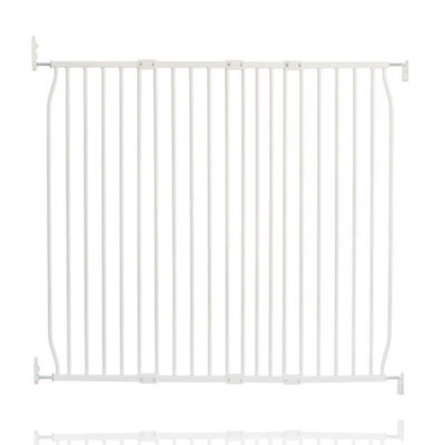 Safetots Screw Fit Metal Baby Gate, White, 120Cm - 130Cm - image 1