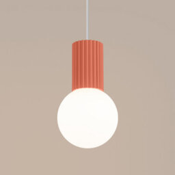 Luminosa Lighting Luminosa Halo Slim Pendant Ceiling Light Peach 1X G9 - thumbnail 3