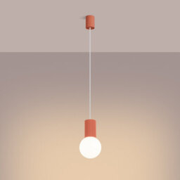 Luminosa Lighting Luminosa Halo Slim Pendant Ceiling Light Peach 1X G9 - thumbnail 2