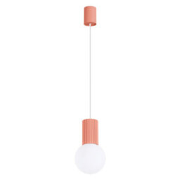 Luminosa Lighting Luminosa Halo Slim Pendant Ceiling Light Peach 1X G9 - thumbnail 1