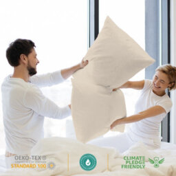 Lazzaro Premium 100% Egyptian Cotton Pillowcases 300 Thread Count 4 Pack Breathable Ultrasoft - thumbnail 4