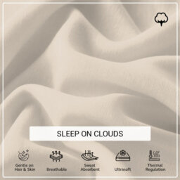 Lazzaro Premium 100% Egyptian Cotton Pillowcases 300 Thread Count 4 Pack Breathable Ultrasoft - thumbnail 5