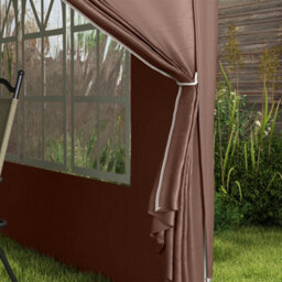 Outsunny 3X3(M) Pop Up Gazebo Canopy Marquee W/ Carry Bag, Coffee - thumbnail 9