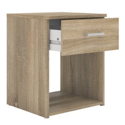 Furniture To Go Space Bedside 1 Drawer In Oak (W) 37.6 X  (H) 47.5 X  (D) 35.9Cm - thumbnail 5