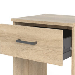 Furniture To Go Space Bedside 1 Drawer In Oak (W) 37.6 X  (H) 47.5 X  (D) 35.9Cm - thumbnail 7
