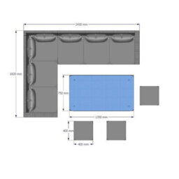 Outdoor Living (NW) Ltd The Tarporley 9 Seat Corner Rattan Dining Set - Fixed Table - thumbnail 9
