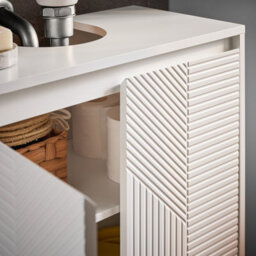 Sobuy Bzr157-W, Under Sink Cabinet Bathroom Vanity Unit Bathroom Storage Cabinet With 2 Doors,white,w30Xd60Xh60 - thumbnail 9