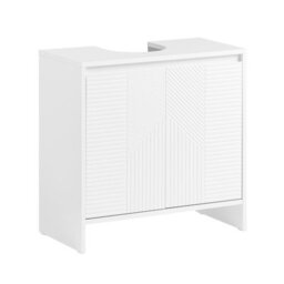 Sobuy Bzr157-W, Under Sink Cabinet Bathroom Vanity Unit Bathroom Storage Cabinet With 2 Doors,white,w30Xd60Xh60 - thumbnail 1