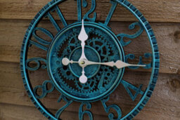 Marco Paul Large Outdoor Wall Clock 12 In Outside Waterproof Garden Clock - thumbnail 9