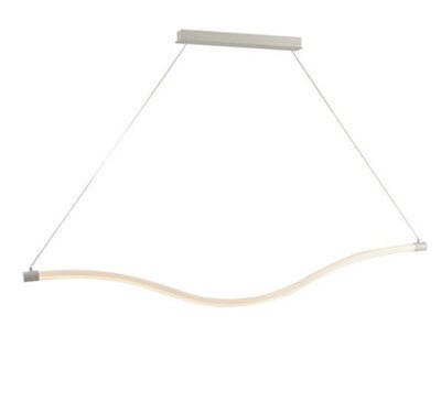 Luminosa Lighting Luminosa Halo Led Pendant Ceiling Light White 2330Lm 4000K 151.5X6.5X17Cm - image 1