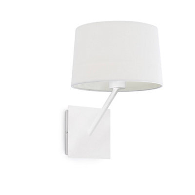 Luminosa Lighting Luminosa Handy 1 Light Indoor Wall Lamp White, E27 - image 1