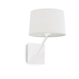 Luminosa Lighting Luminosa Handy 1 Light Indoor Wall Lamp White, E27 - thumbnail 1