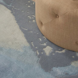 Silver Handmade Wool Handmade Luxurious Modern Optical/ (3D) Rug For Living Room And Bedroom-259Cm X 351Cm - thumbnail 3