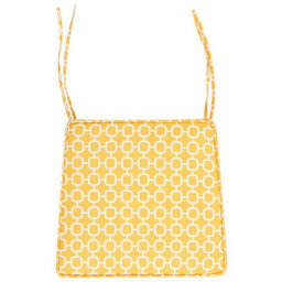 Beliani Set Of 2 Garden Chair Cushions Terni 37 X 34 Cm Yellow - thumbnail 5