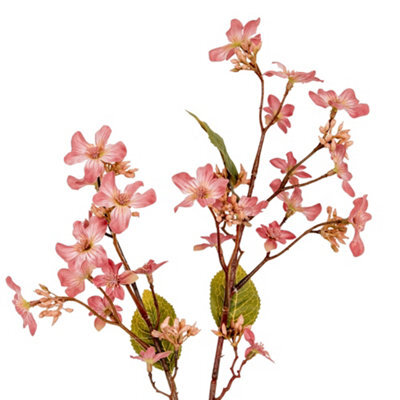 Hill Interiors Vernicia Fordii Artificial Flower Spray Pink (One Size) - image 1