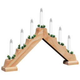Vidaxl Christmas Candle Bridge 7 Leds Warm White 39.5 X 5 X 29 Cm - thumbnail 4