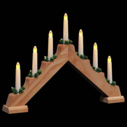 Vidaxl Christmas Candle Bridge 7 Leds Warm White 39.5 X 5 X 29 Cm - thumbnail 5