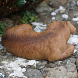 Burgess Sleeping Boxer Resin Sculpture Home Garden Puppy Dog Statue Outdoor Ornament British Pet Gift - thumbnail 4