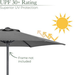 Christow Replacement Garden Parasol Canvas - thumbnail 3