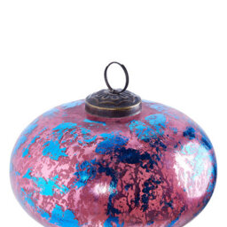 Beliani Set Of 6 Baubles Astrale Glass Pink - thumbnail 7