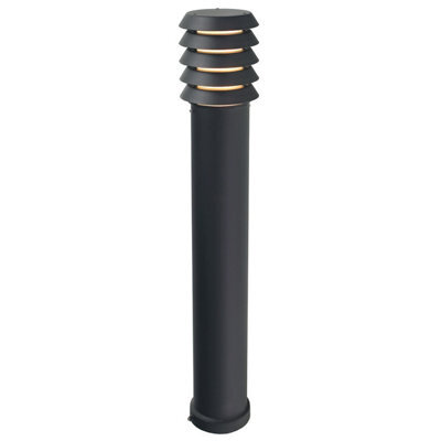 Luminosa Lighting Elstead Alta 1 Light Large Outdoor Bollard Light Black Ip65, E27 - image 1