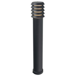 Luminosa Lighting Elstead Alta 1 Light Large Outdoor Bollard Light Black Ip65, E27