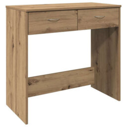 Berkfield Modern Desk Artisian Oak 80X40X75 Cm Engineered Wood - thumbnail 1