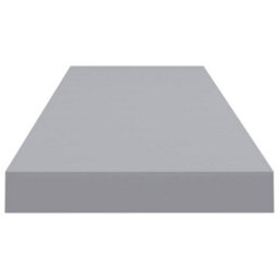 Vidaxl Floating Wall Shelves 2 Pcs Grey 90X23.5X3.8 Cm Mdf - thumbnail 5