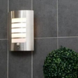 Outdoor Pir Bulkhead Wall Lantern Ip44 Rated Stainless Steel Garden Wall Light - thumbnail 5