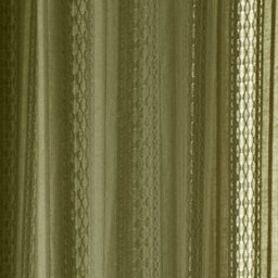 Pineapple Elephant Zofia Broderie Cotton Anglaise 55X90 Inch Tab Top Voile Curtain Panel Olive Green - thumbnail 4
