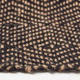 Homescapes Black Geometric Jute Rug, 120 X 180 Cm - thumbnail 4