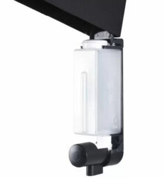 Euroshowers 250Ml Black Wall Mounted Liquid Soap Dispenser - thumbnail 3