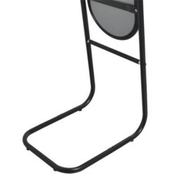 Harbour Housewares Round Full-Length Mirror - 153Cm X 30Cm - Black - Large Tall Freestanding Mirror For Bedrooms & Hallways - thumbnail 5