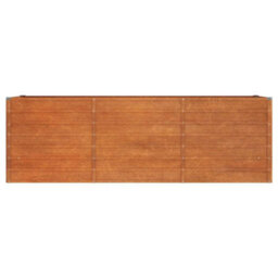 Walplus Garden Raised Bed Rusty 240X80X77 Cm Corten Steel - thumbnail 4