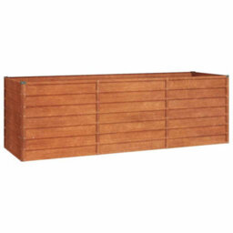 Walplus Garden Raised Bed Rusty 240X80X77 Cm Corten Steel - thumbnail 2