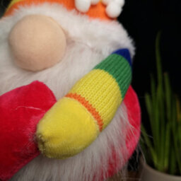 Samuel Alexander 66Cm Large Standing Plush Rainbow Christmas Gonk Decoration - thumbnail 4